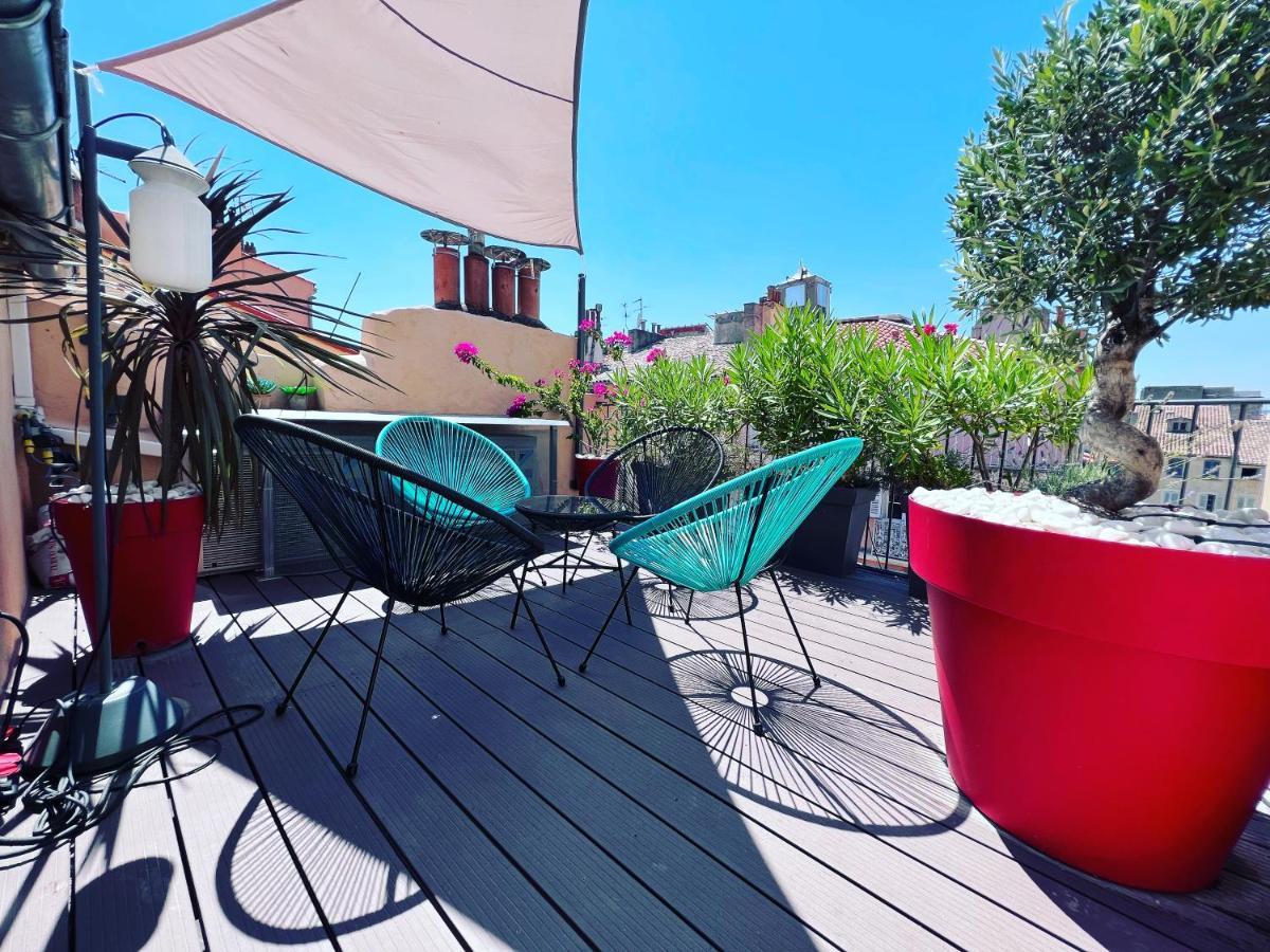 Duplex Avec Terrasse - Hyper-Centre De Toulon Apartman Kültér fotó